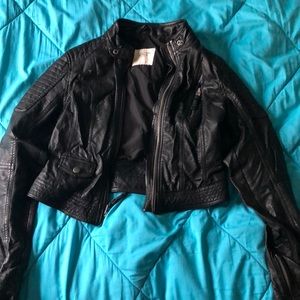 Vegan leather jacket